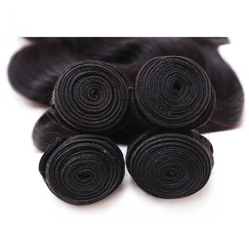 Body Wave Extension Human Hair Bundles Unprocessed 100% Brazilian Virgin Remy Hair Weave Bundles Natural Raw Hair Extensions Body Wave Hair Bundles