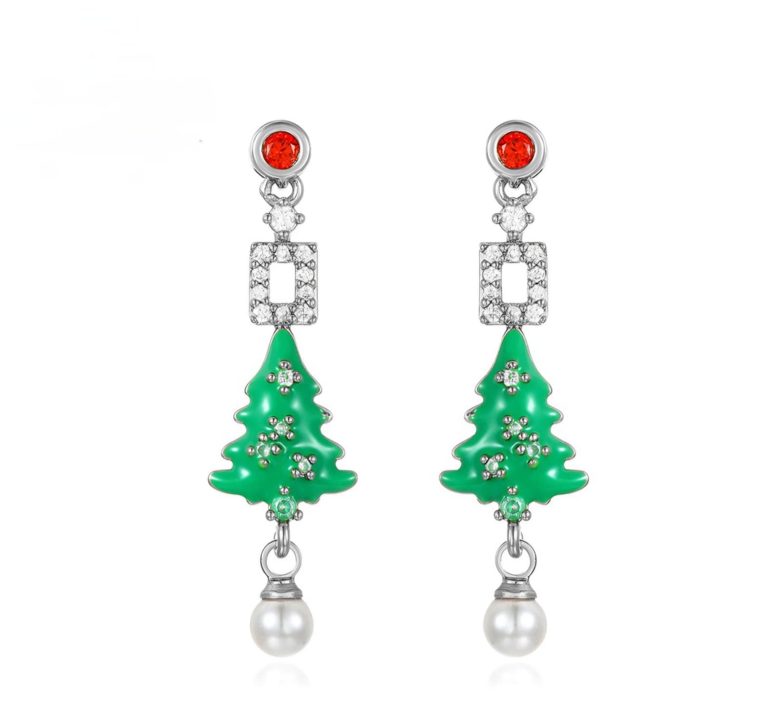 Christmas Tree Earrings