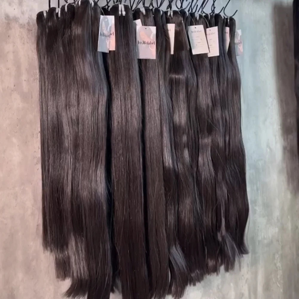 100% Human Raw Cambodian Hair Bundles Vendor Wholesale Raw Cuticle Aligned Hair Vietnamese Cuticle Aligned Raw Hair Bundle