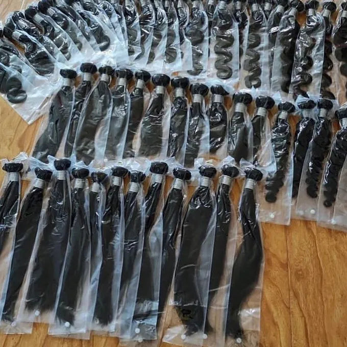 Human Hair Bundles Cuticle Aligned Hair for Black Women Extensions Wholesale Raw Virgin Brazilian Hair Vendor Weave Straight