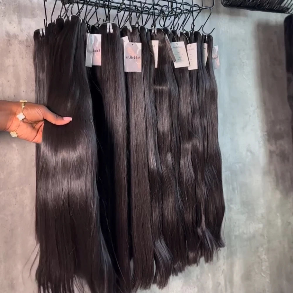 New Arrival 15A Straight Bundles Virgin Hair Vendors Double Drawn Raw Cuticle Aligned Vietnamese Human Hair Bundles