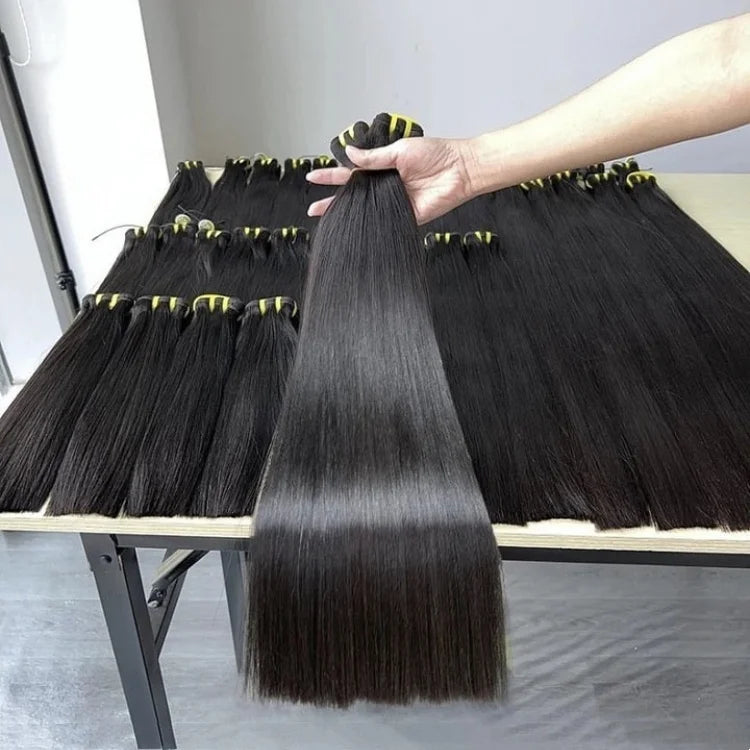 100% Human Raw Cambodian Hair Bundles Vendor Wholesale Raw Cuticle Aligned Hair Vietnamese Cuticle Aligned Raw Hair Bundle