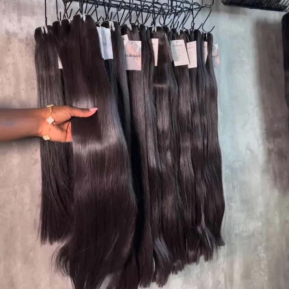 New Arrival 15A Straight Bundles Virgin Hair Vendors Double Drawn Raw Cuticle Aligned Vietnamese Human Hair Bundles